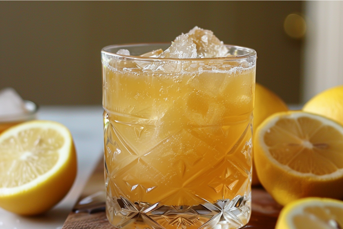 HOT HONEY BOURBON LEMONADE