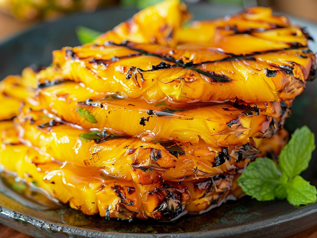 SPICY GRILLED PINEAPPLE SLICES