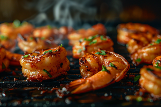 GRILLED HEATWAVE HOT HONEY SHRIMP