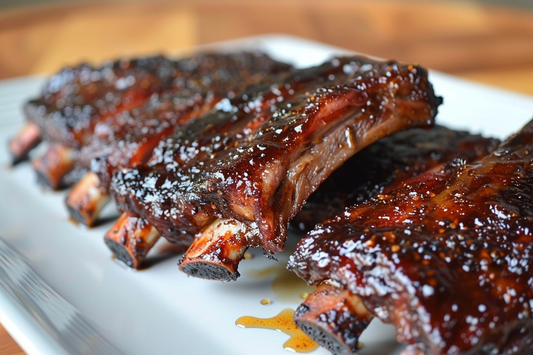 SMOKED HOT HONEY BBQ RIBS